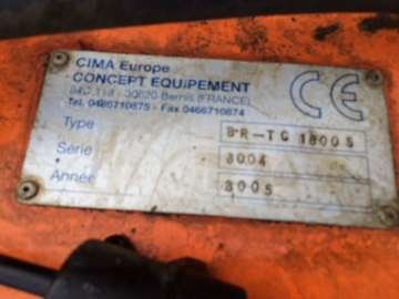 Sweeper CIMA EUROPE Balayeuse 1800MM used