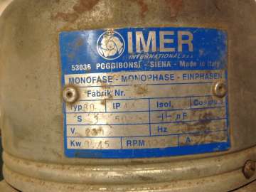 Equipments IMER ES 150 used