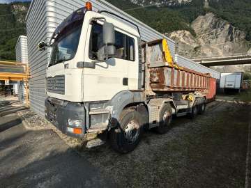 Camion Ampliroll MAN TGA 35.440 8X4 d'occasion