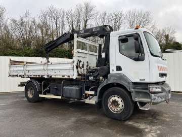 Camion Benne RENAULT GRUE KERAX 320 DCI d'occasion