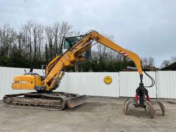 Pelle Industrie LIEBHERR R317 LITRONIC + Grappin d'occasion