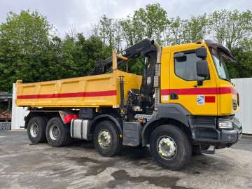 Camion Benne RENAULT GRUE KERAX d'occasion