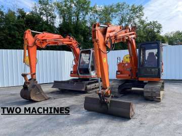 Pelle Sur Chenilles HITACHI EX60+EX60=28900 d'occasion