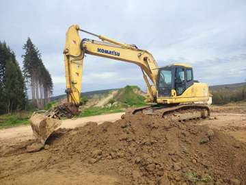 Pelle Sur Chenilles KOMATSU PC160LC-7K d'occasion