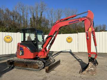 Mini Pelle KOMATSU PC55MR-3 d'occasion