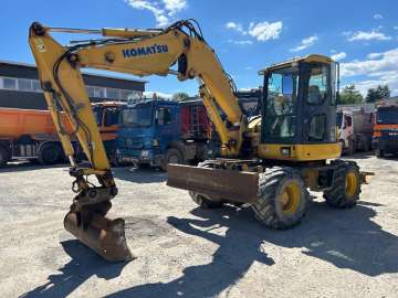 Pelle Sur Pneus KOMATSU PW98MR-6 d'occasion