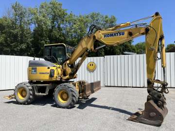 Pelle Sur Pneus KOMATSU PW98MR-6 d'occasion