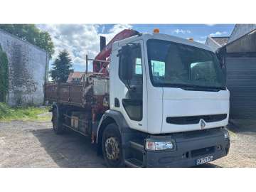 Camion Benne RENAULT A GRUE PREMIUM 300 d'occasion