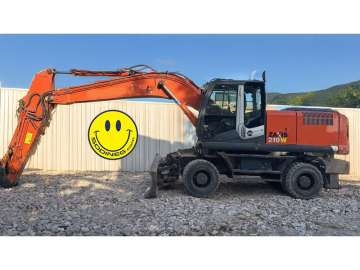 Excavator (wheeled) Hitachi Zx210w-3 used - Excavators