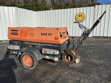 Compresseur ATLAS COPCO XAS67 d'occasion