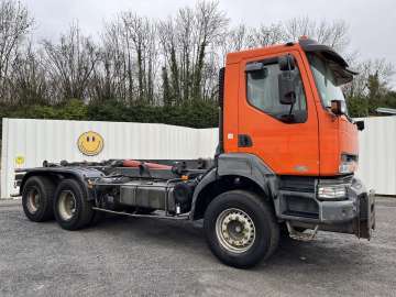 Camion Ampliroll RENAULT KERAX 320 DCI 6X4 d'occasion
