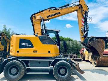 Wheeled Excavator LIEBHERR A 914 COMPACT LITRONIC used