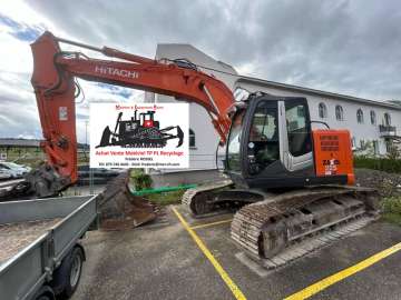 Hydraulic excavator used for heavy construction, hydraulic