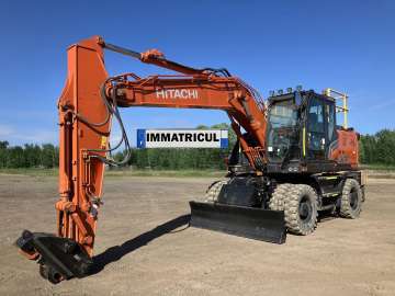 Wheeled Excavator Hitachi Zx170w-5b used - Excavators (Wheeled