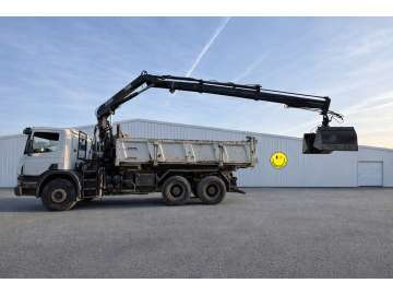 Camion Benne SCANIA GRUE P380-G450 d'occasion