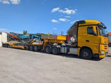 Porte Engins NICOLAS 5+3 + MERCEDES AROCS 3363 d'occasion