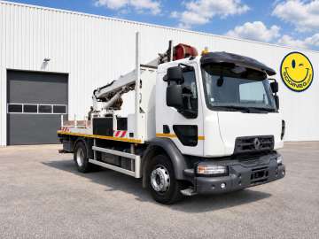 Camion Divers RENAULT D13 + GRUE DE FORAGE d'occasion