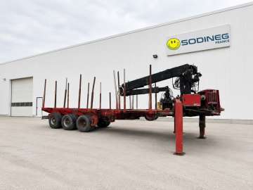 Semi BILLAUD GRUMIERE SREM+GRUE JONSERED d'occasion