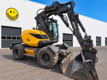 Pelle Sur Pneus MECALAC 11 MWR + ROTOTILT d'occasion
