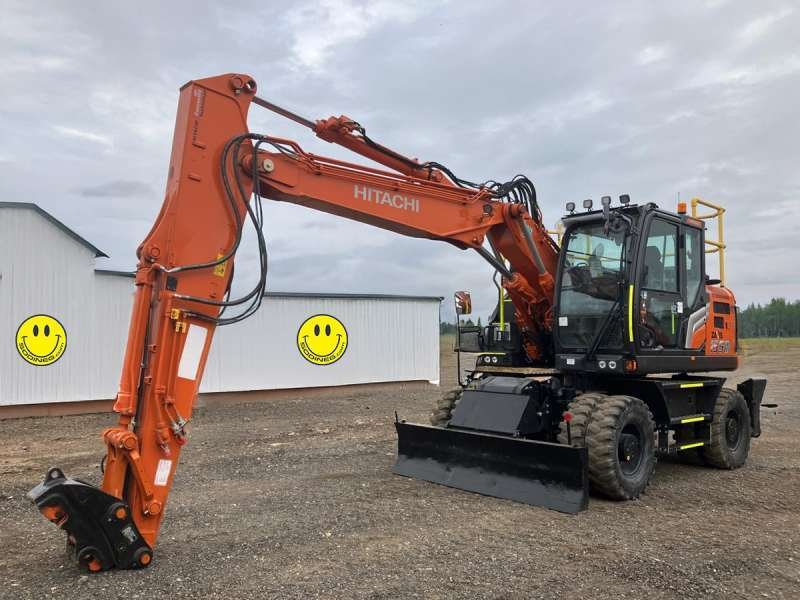 Excavadora De Ruedas Hitachi Zx155w-7 de segunda mano