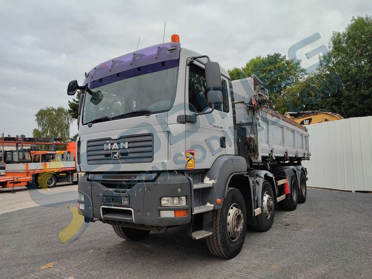 Camion Benne Man 8x4 Tga 35 400 D occasion Camions Bennes D occasion camion-benne-man-8x4-tga-35-400-d-occasion-camions-bennes-d-occasion