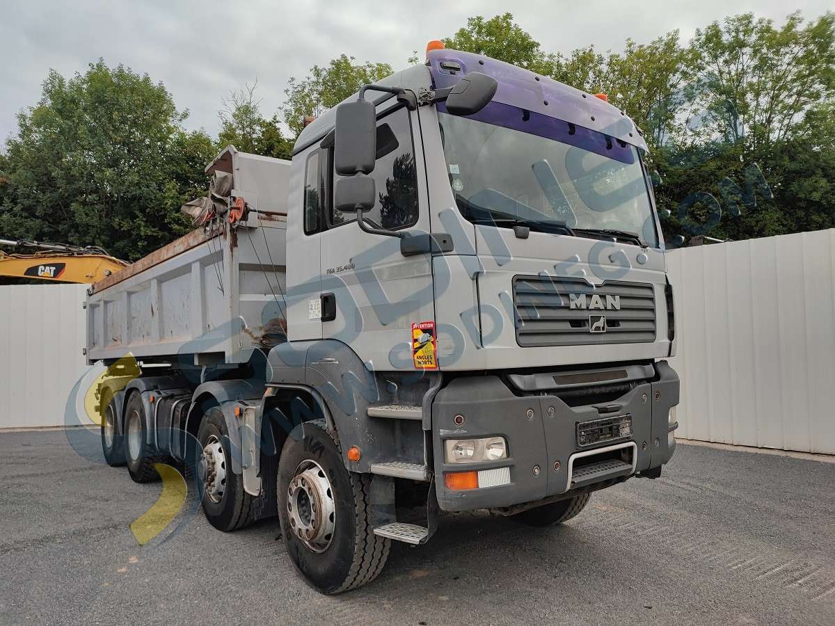 Camion Benne Man 8x4 Tga 35 400 D occasion Camions Bennes D occasion camion-benne-man-8x4-tga-35-400-d-occasion-camions-bennes-d-occasion